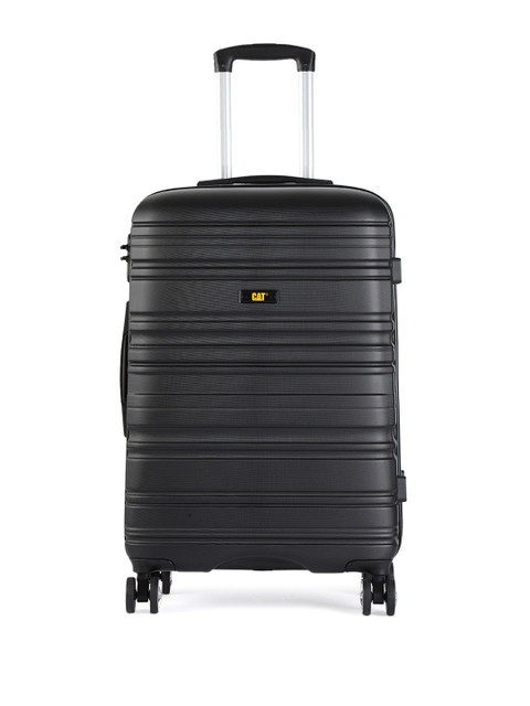 

CAT Unisex COCOON Black Solid Hard Side Medium Trolley Suitcase