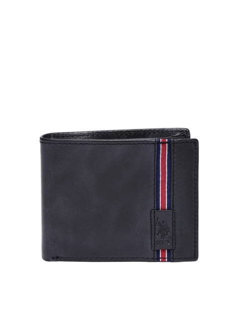 

U.S. Polo Assn. Men Black Genuine Leather Wallet