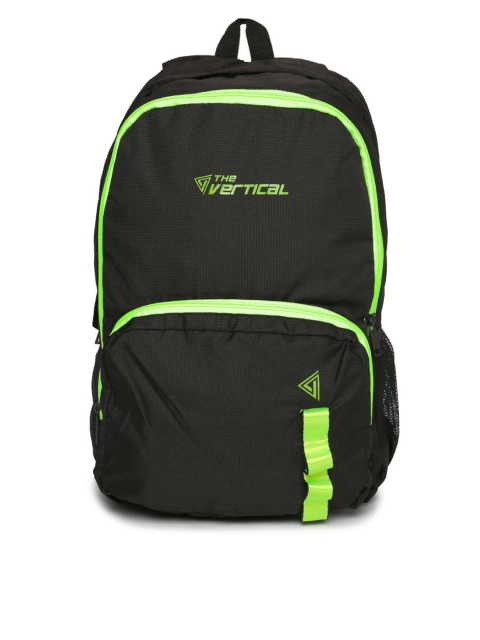 

THe VerTicaL Unisex Black Backpack
