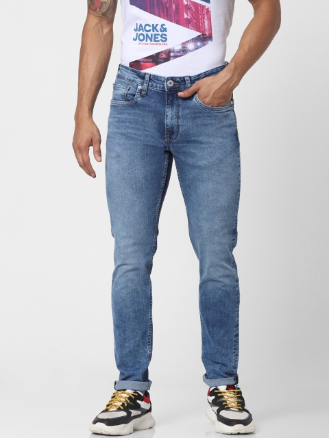 

Jack & Jones Men Blue Slim Fit Low-Rise Heavy Fade Stretchable Jeans
