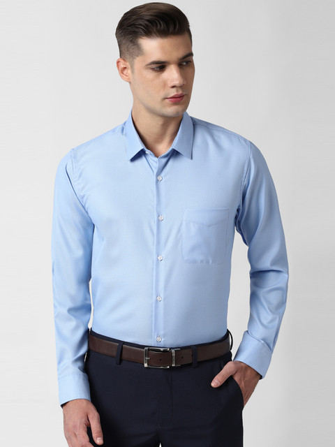 

Peter England Men Blue Slim Fit Formal Shirt