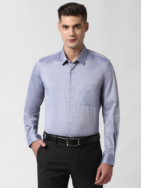 

Peter England Men Grey Classic Slim Fit Formal Shirt