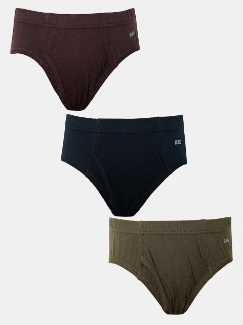 

Euro Boys Pack Of 3 Assorted Basic Briefs JR MICRA INNER BRIEF-3