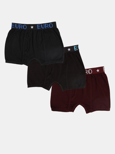 

Euro Boys Pack Of 3 Assorted Trunks JR MICRA MINI TRUNK