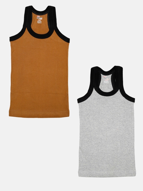 

Rupa Frontline Boys Pack Of 2 Assorted Innerwear Vests-KIDZ NINJA 1061