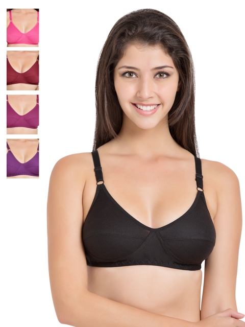 

Souminie Pack of 5 Medium-Coverage Bras SLY-35, Multi