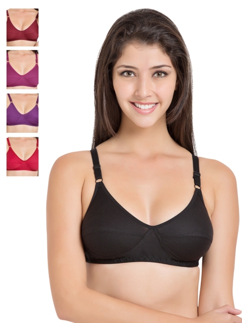 

Souminie Pack of 5 Medium-Coverage Bras SLY-35, Multi