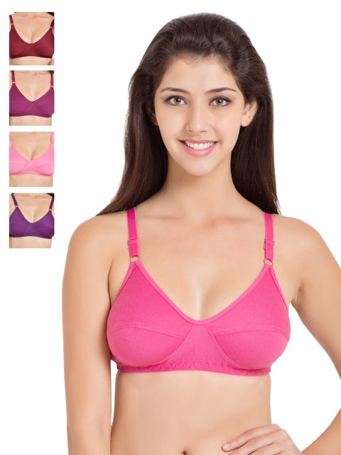 

Souminie Pack of 5 Medium-Coverage Bras SLY-35, Multi
