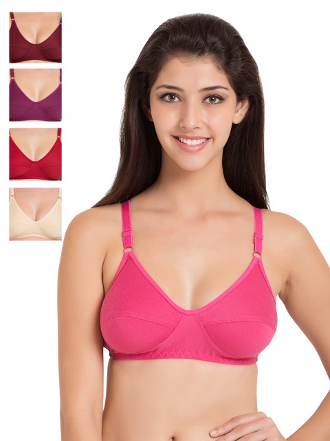

Souminie Pack of 5 Medium-Coverage Bras SLY-35, Multi