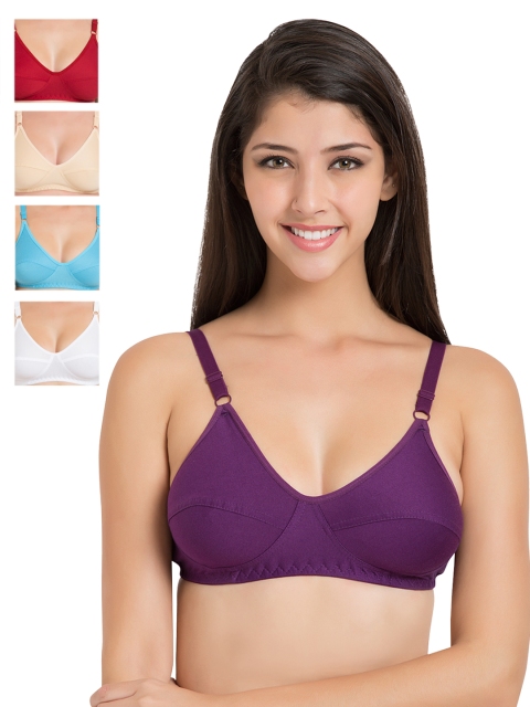 

Souminie Pack of 5 Medium-Coverage Bras SLY-35, Multi