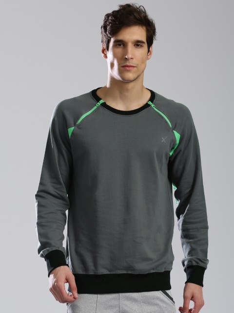 

HRX by Hrithik Roshan Grey Active Sweatshirt