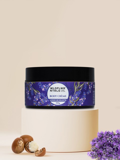 

Wildflower Naturals Women Body Creme with Lavender and Shea Butter 100 g, Purple