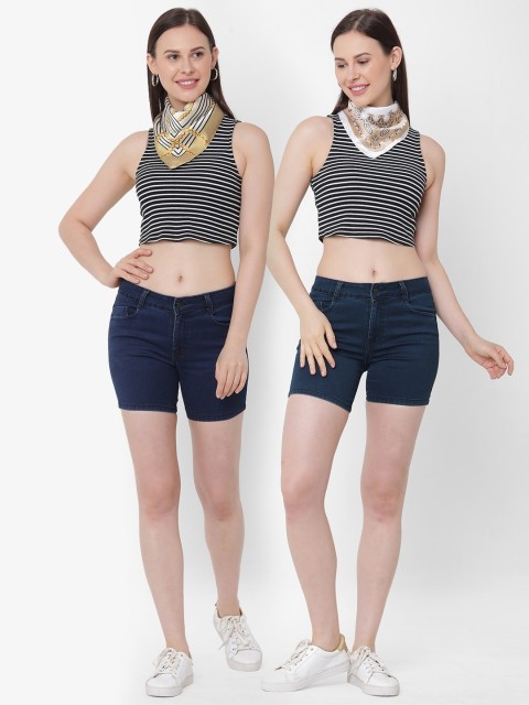 

Get Wrapped Women Pack Of 2 White & Black Printed Scarf