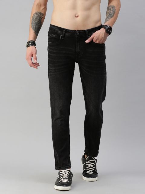 

Roadster Fast and Furious Men Black Slim Fit Mid-Rise Clean Look Stretchable Jeans