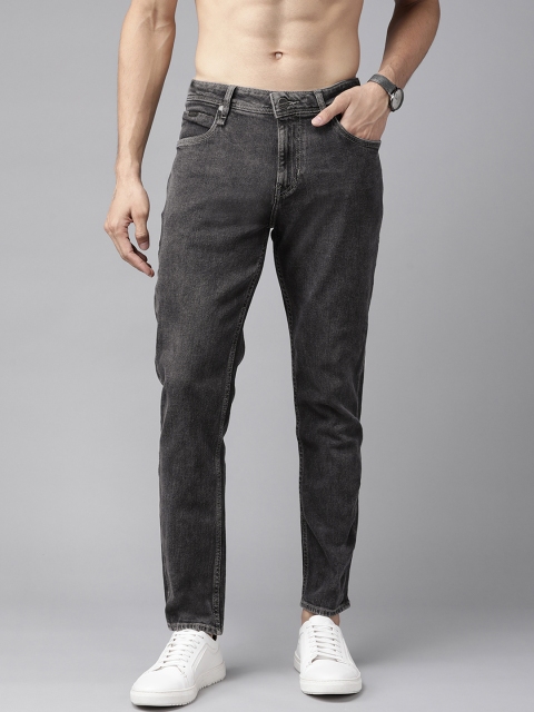 

Roadster Fast and Furious Men Charcoal Grey Slim Fit Light Fade Stretchable Jeans
