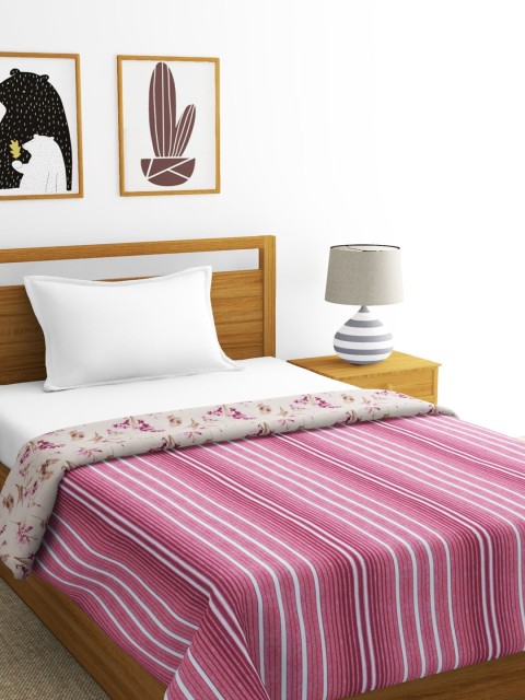 

BIANCA Multicoloured Floral AC Room 300 GSM Single Bed Dohar, Multi