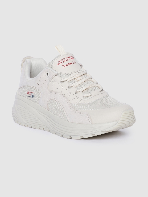 

Skechers Women Off White BOBS SPARROW 2.0-URBAN SOUNDS Sneakers