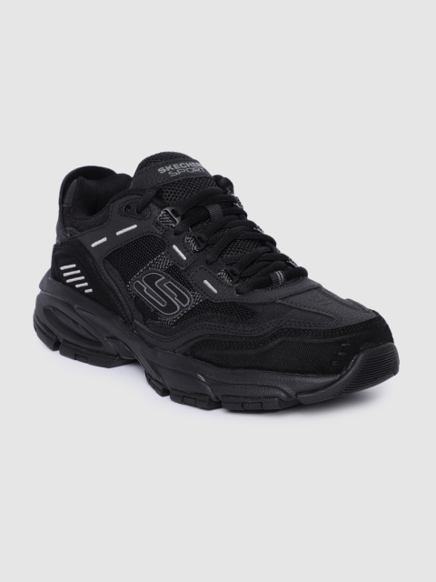 

Skechers Men Black VIGOR 2.0 - NANOBET Leather Sneakers