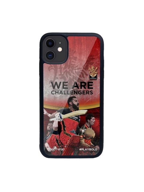 

macmerise Black & Red RCB Rejoice Printed iPhone 11 Back Case