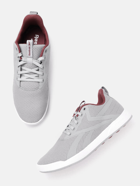 

Reebok Men Grey Woven Design Ever Road DMX 3.0 Walking Shoes