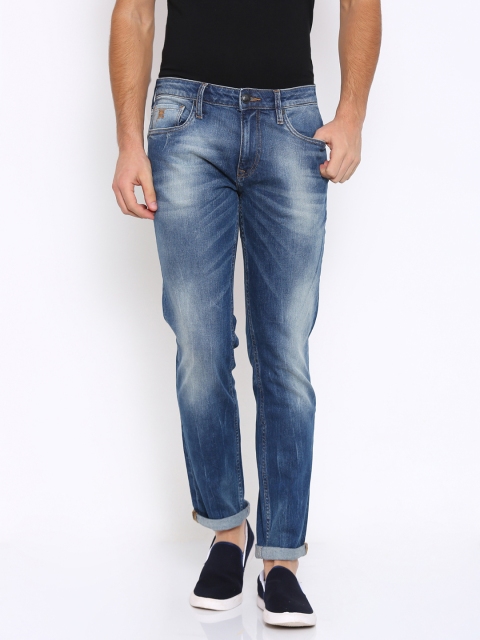 

Ed Hardy Men Blue Slim Fit Mid-Rise Jeans