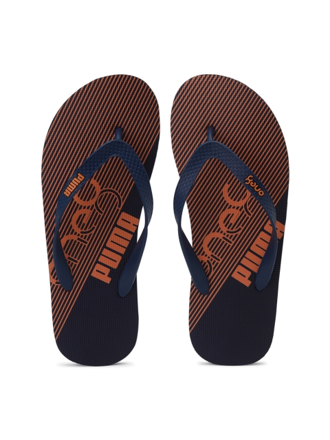 

Puma Unisex Orange Printed Virat Kohli FF III IDP Thong Flip-Flops