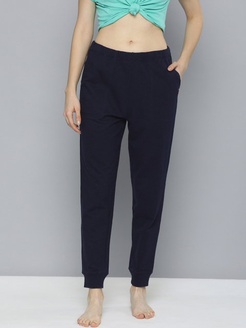 

Chemistry Women Navy Blue Solid Lounge Pants