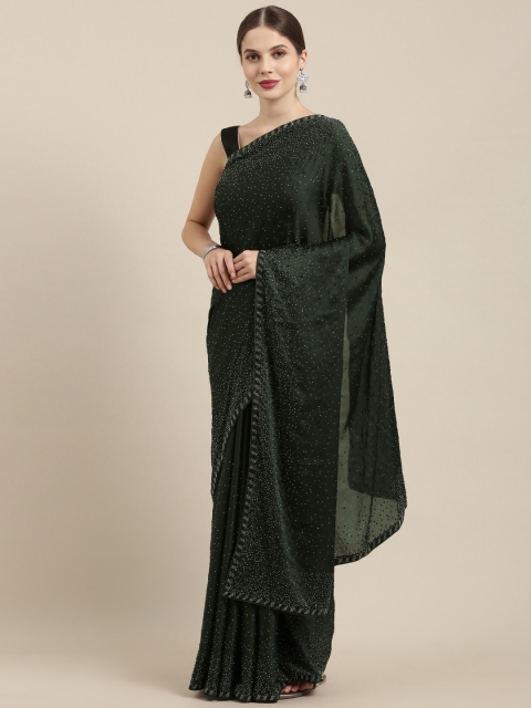 

Soch Green Embellished Saree