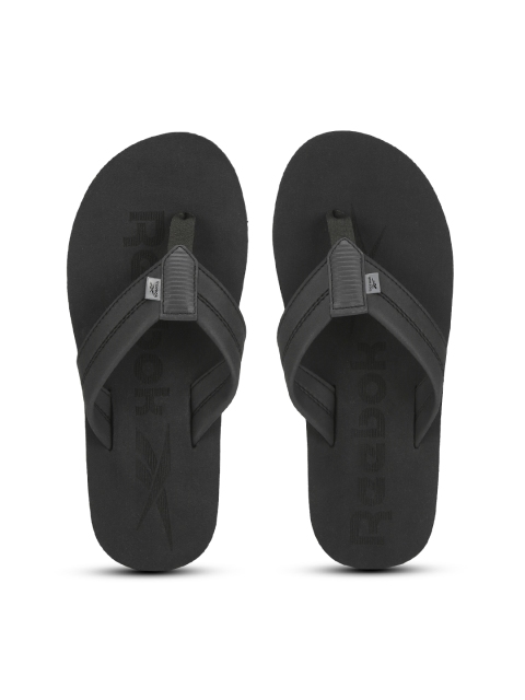 

Reebok Men Black Printed Scapa Thong Flip-Flops