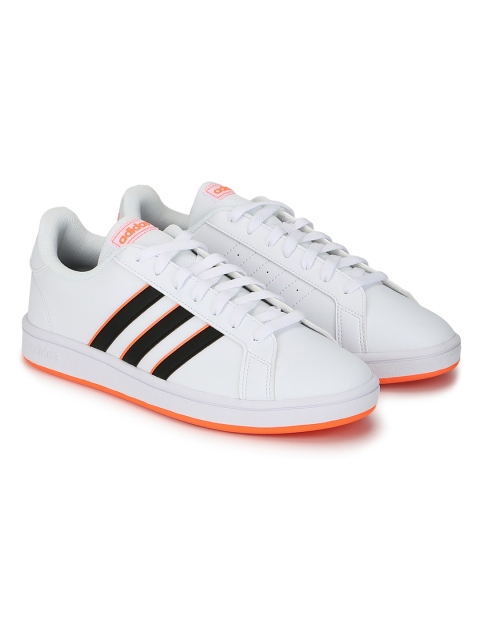 

ADIDAS Men White GRAND COURT Tennis Shoes