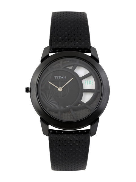 

Titan Edge Men Black Dial Watch ND1576NL02A