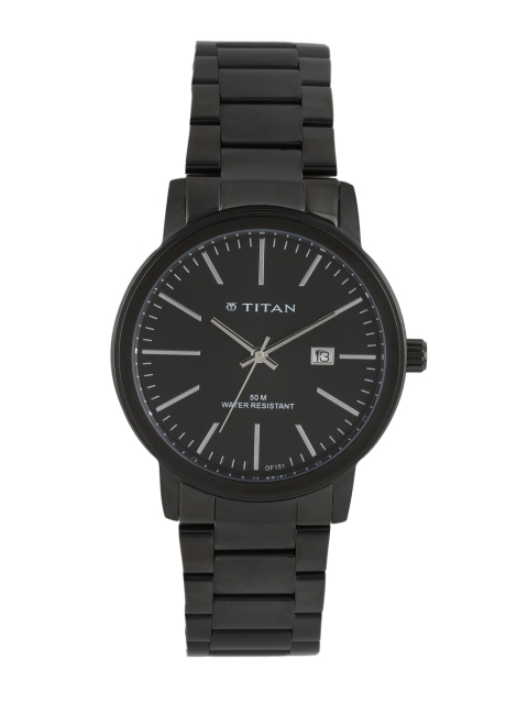 

Titan Upgrades Men Black Analogue watch NL9440NM01