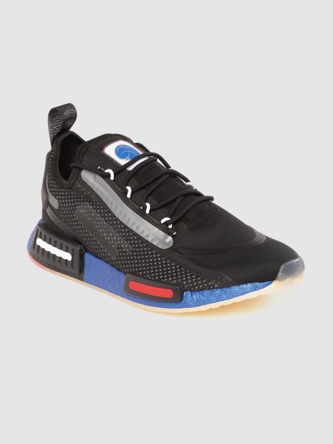 

ADIDAS Originals Men Black Woven Design NMD_R1 Spectoo Sneakers