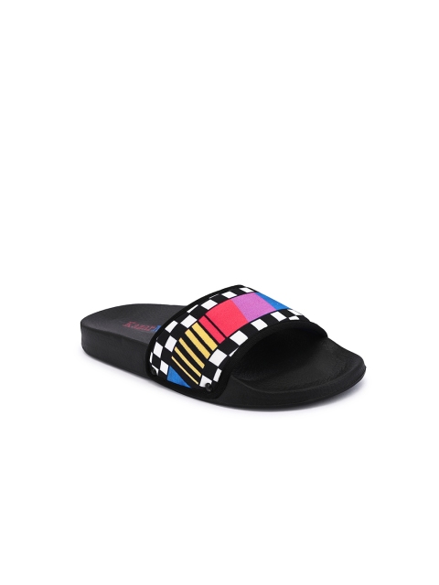 

KazarMax Boys Multicoloured Printed Sliders, Multi