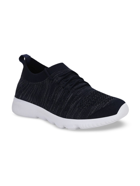 

M7 by Metronaut Men Navy Blue & Grey Woven Design Casual Shoes