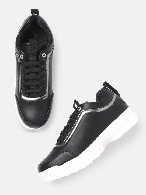 

DressBerry Women Black Solid Sneakers
