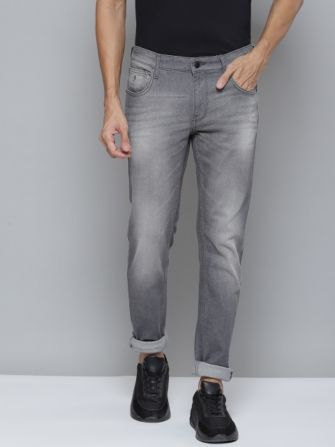 

Indian Terrain Men Grey Kruger Skinny Fit Light Fade Stretchable Jeans