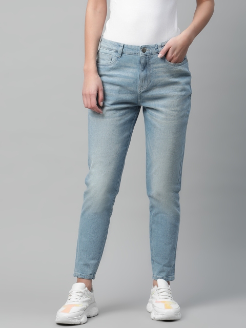 

Mast & Harbour Women Blue Skinny Fit Light Fade Stretchable Jeans