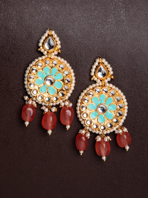 

Biba Turquoise Blue Contemporary Drop Earrings