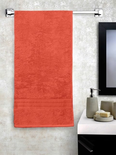 

Lushomes Unisex Red Solid 400 GSM Turkish Economy Cotton Bath Towel