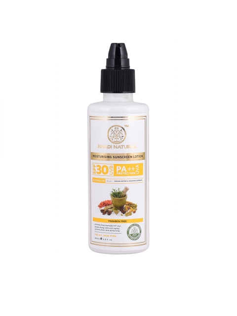 

Khadi Natural Moisturising Sunscreen Lotion - SPF 30 200 ml, White