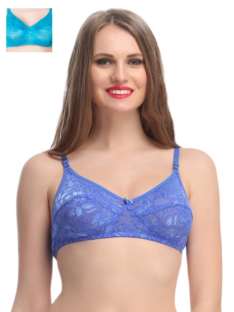 

Clovia Pack Of 2 Bra, Blue
