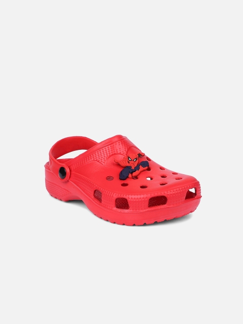 

Kids Ville Boys Red Spiderman Printed Clogs