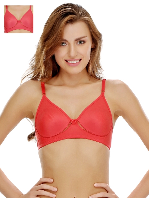 

Clovia Pack Of 2 Bra, Red