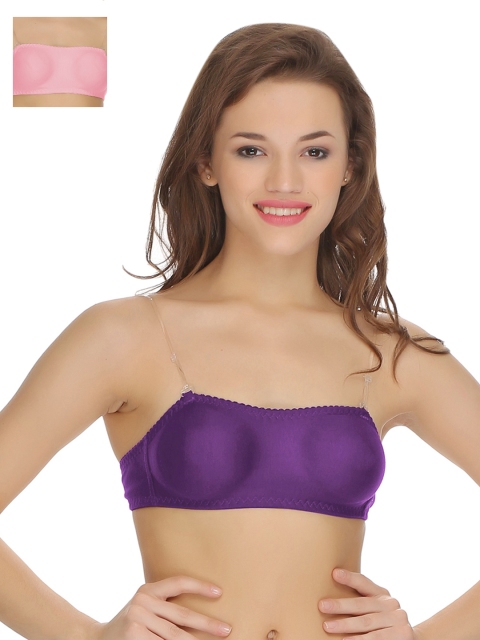 

Clovia Pack Of 2 Bra, Purple