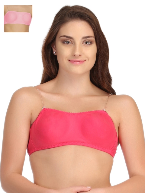 

Clovia Pack Of 2 Bra, Pink