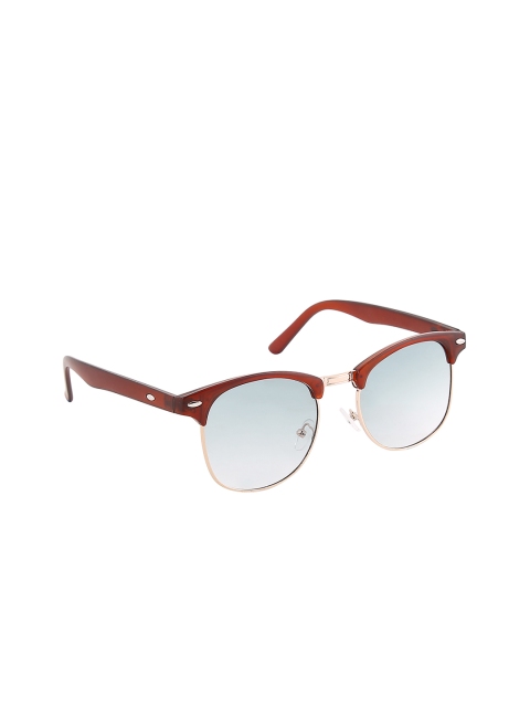 

Olvin Unisex Gradient Browline Sunglasses OL340-10, Blue