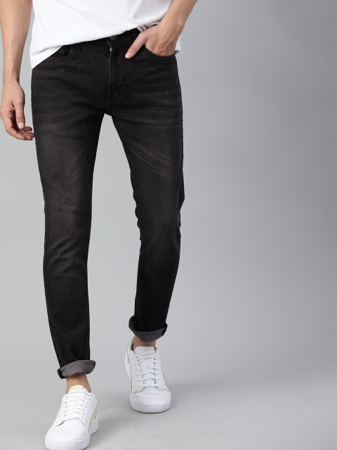 

Mast & Harbour Men Black Skinny Fit Light Fade Stretchable Jeans