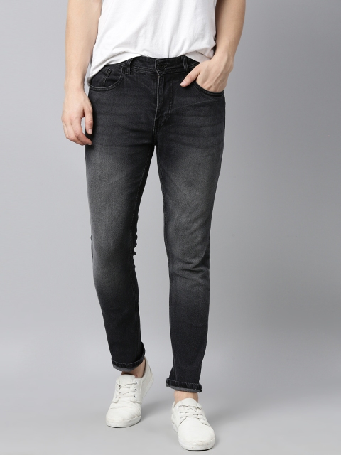 

Mast & Harbour Men Black Skinny Fit Heavy Fade Stretchable Jeans