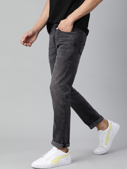 

Mast & Harbour Men Grey Skinny Fit Heavy Fade Stretchable Jeans